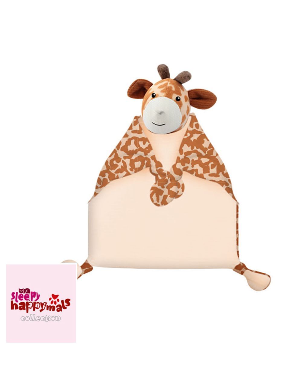Happymals πανάκι παρηγοριάς sweet sleep: καμηλοπάρδαλη, hm-009 - HAPPYMALS