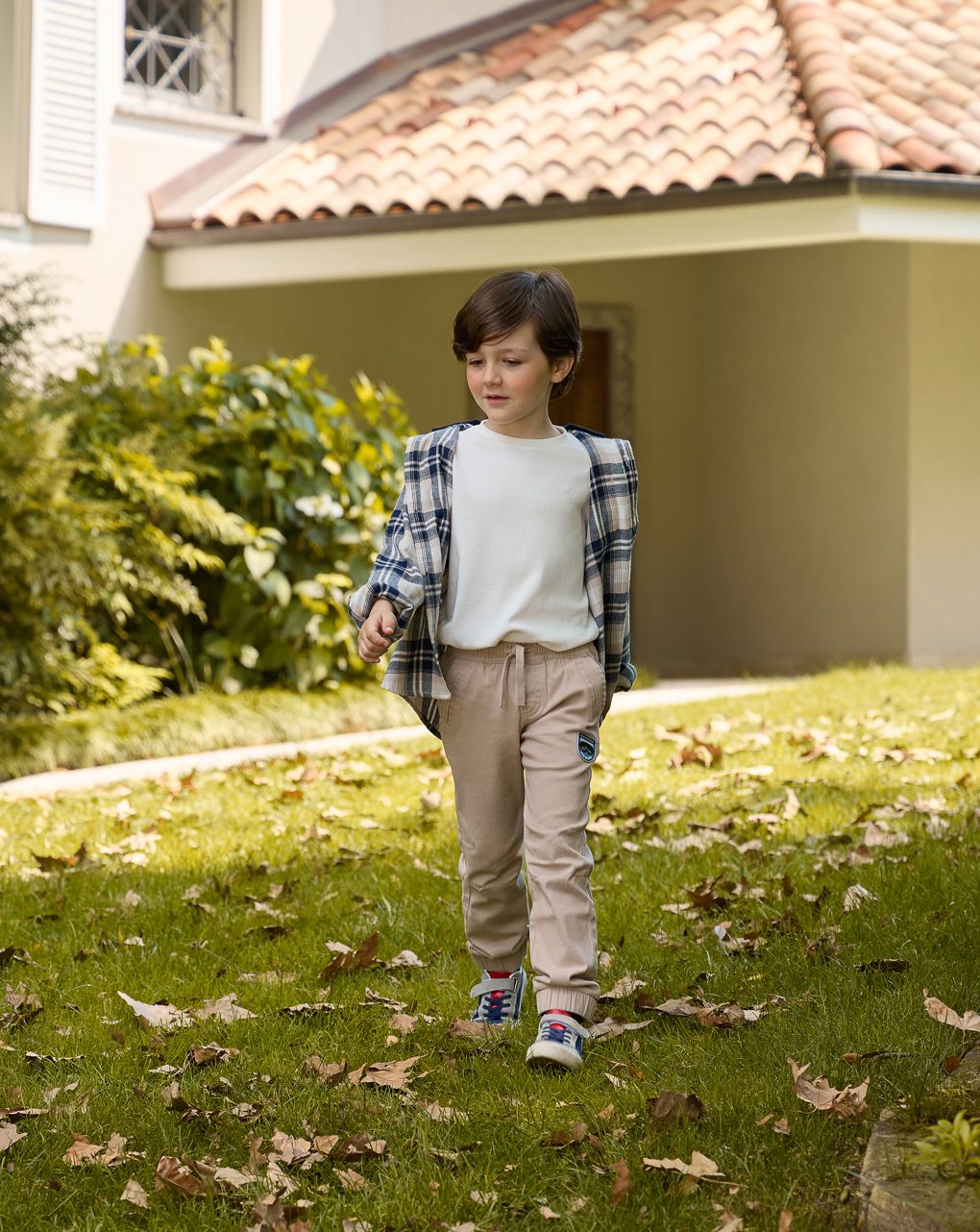 παιδικό πουκάμισο καρό με κουκούλα για αγόρι