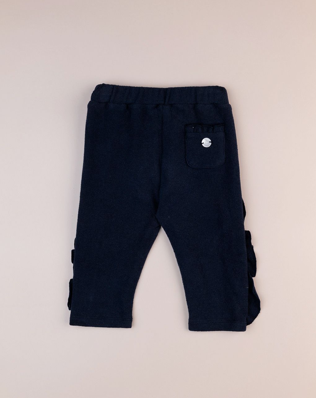 βρεφικό παντελόνι μπλε με βολάν premium για κορίτσι - Prénatal