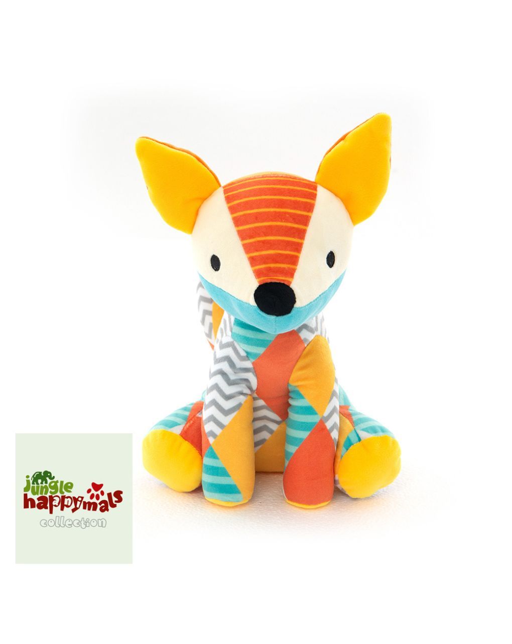 Happymals λούτρινο jungle world: αλεπού, hj-007 - HAPPYMALS