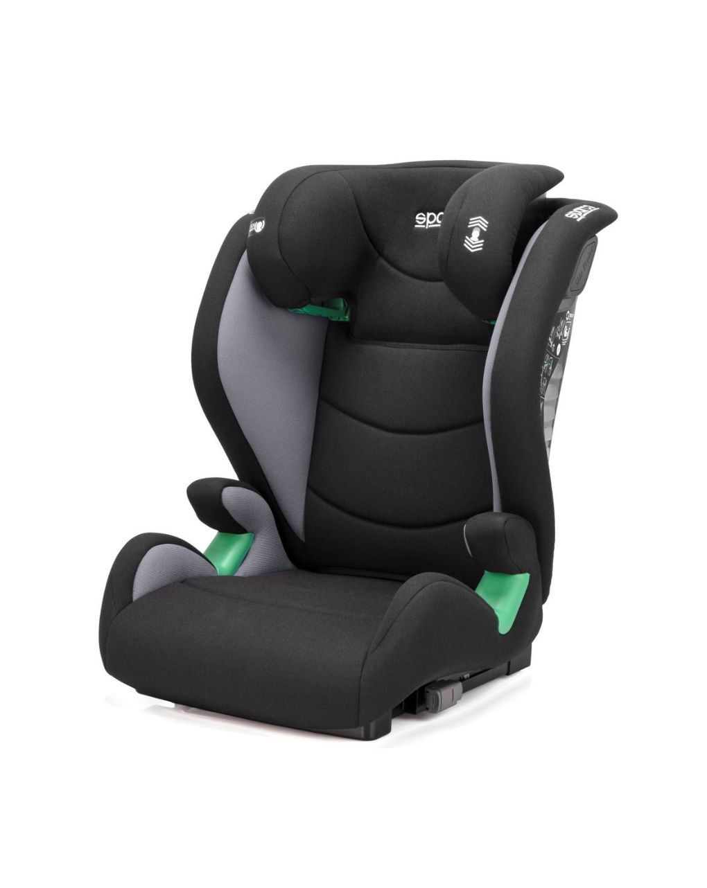 Sparco κάθισμα αυτοκινήτου i-size (100-150cm) black/grey sk2000igr