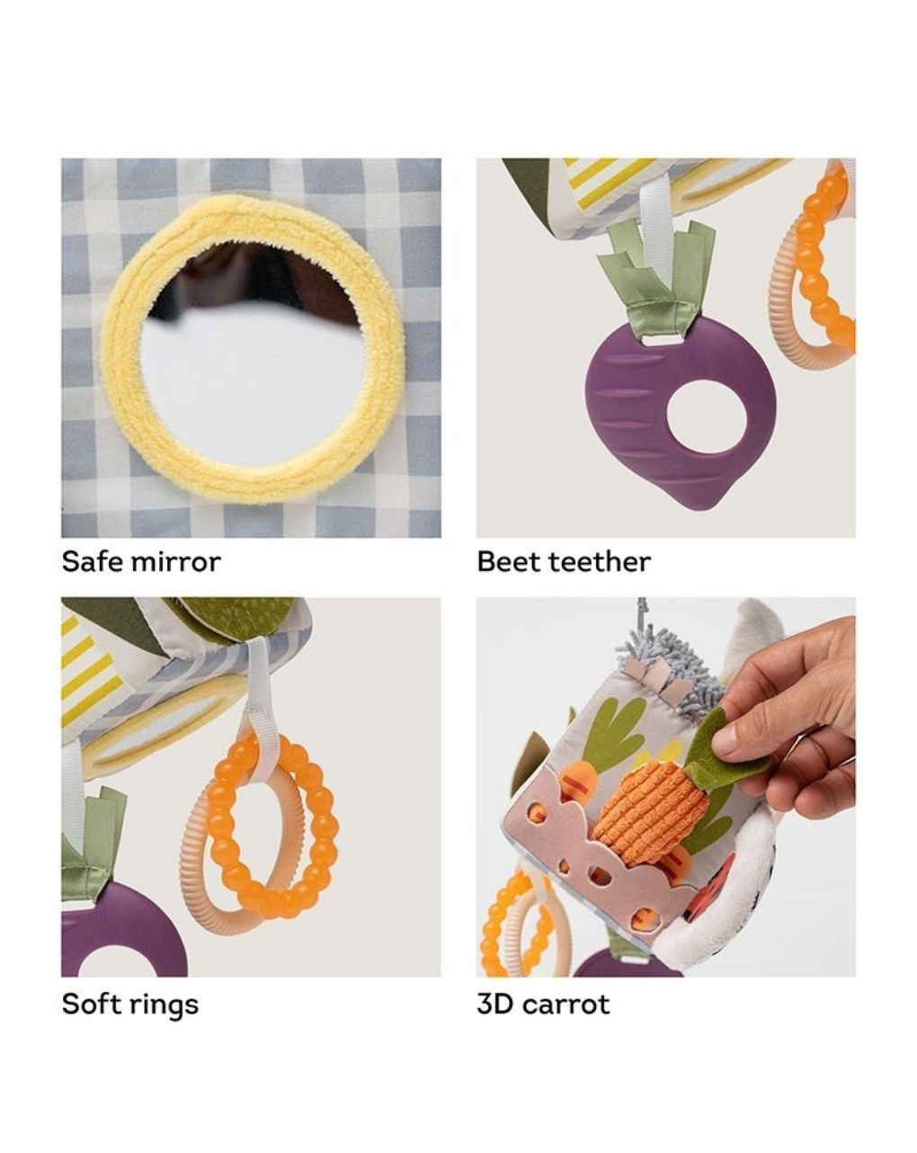 Taf toys urban garden κύβος δραστηριοτήτων t-13095 - Taf-toys