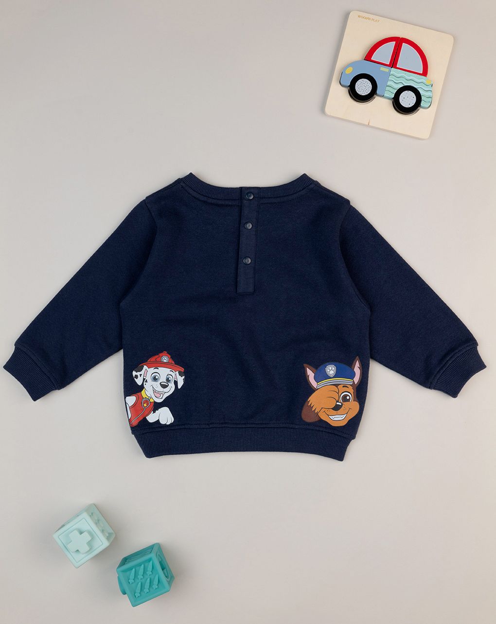 βρεφική μπλούζα φούτερ μπλε paw patrol για αγόρι - Prénatal