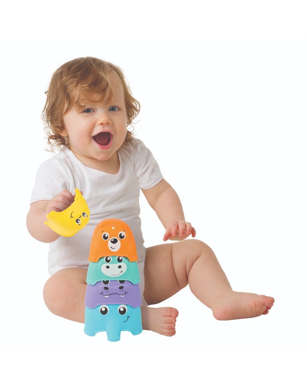 Playgro playgro παιχνίδι στοίβαξης learn stacks of animals sort and nest cups - Playgro