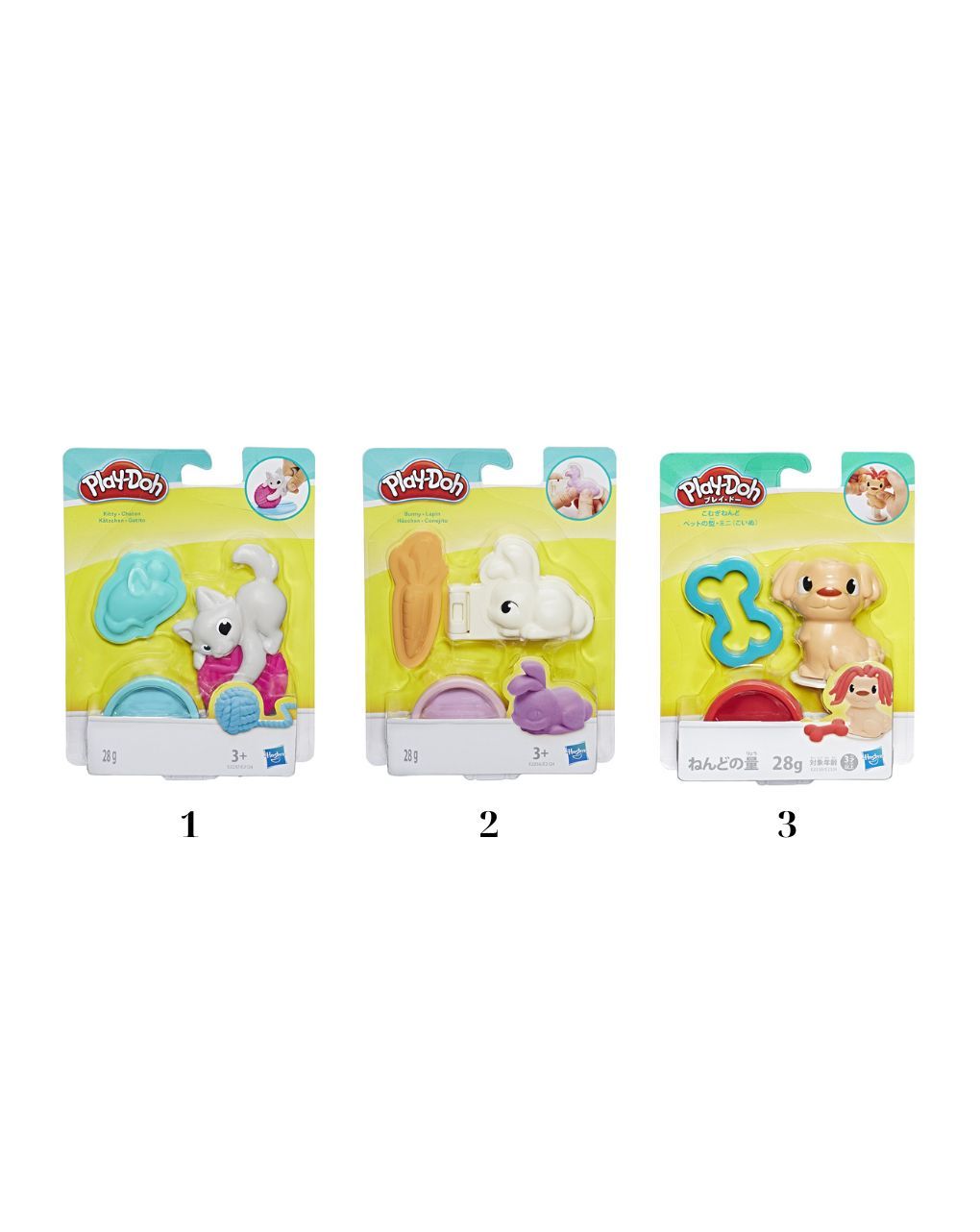 Play-doh pet mini tools (3 σχέδια) e2124 - Play-Doh