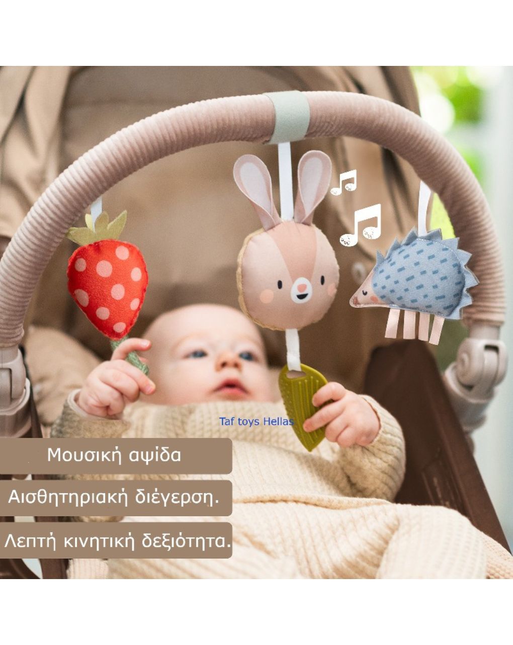 Taf toys musical bunny arch αψίδα δραστηριοτήτων t-13415 - Taf-toys