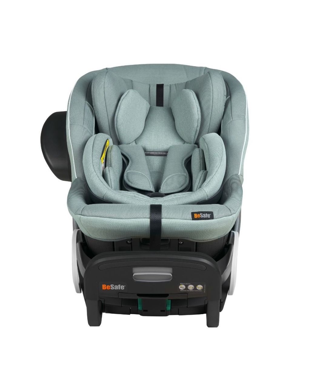 Besafe αντεστραμμένο κάθισμα αυτοκινήτου stretch b i-size (40-125cm) green melange 11025670.sgm - Be Safe