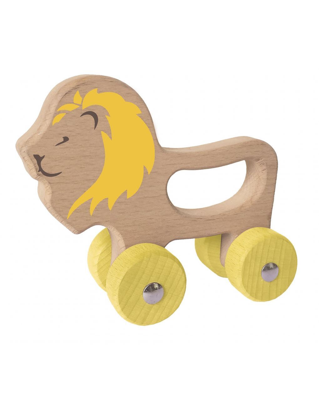 Wood’ n play ξύλινα ζωάκια με ρόδες (διάφορα σχέδια) - Wood'N Play