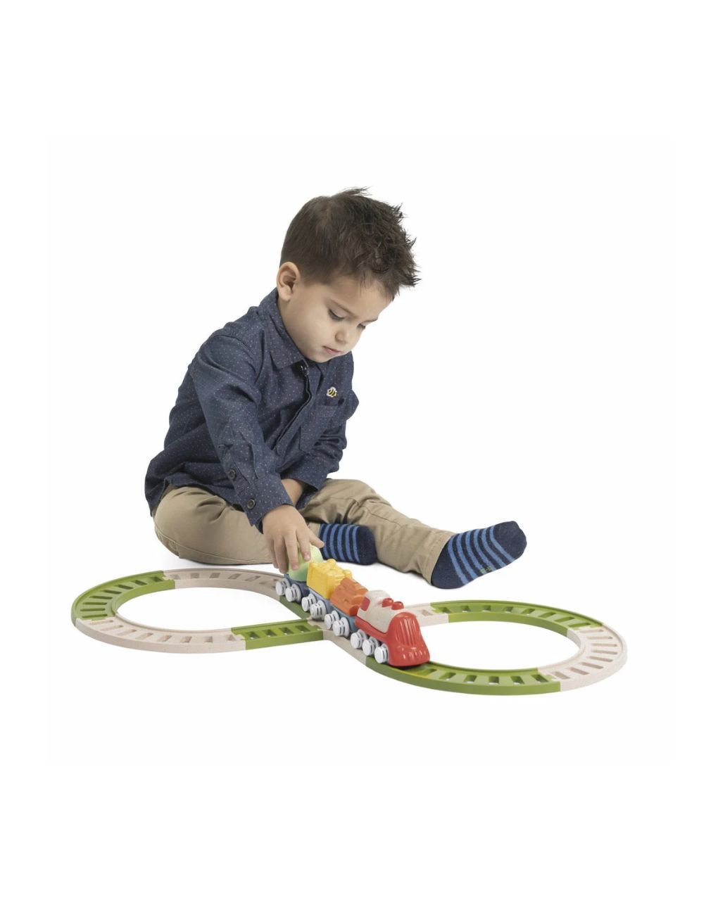 Chicco βρεφικό παιχνίδι τρενάκι eco+ z01-11543-00 - Chicco