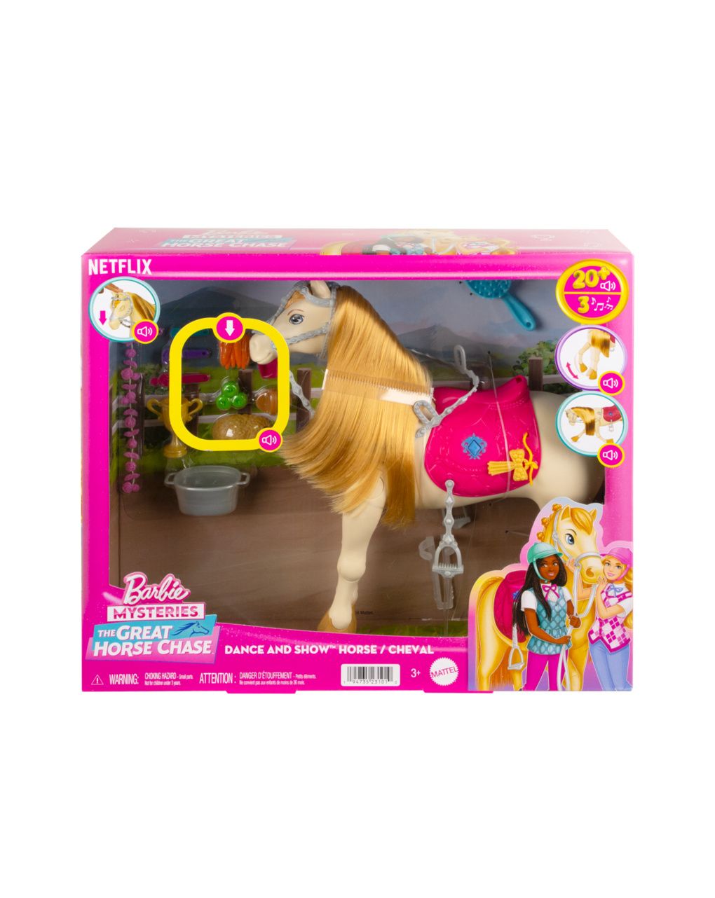 Mattel barbie mysteries άλογο hxj42 - BARBIE