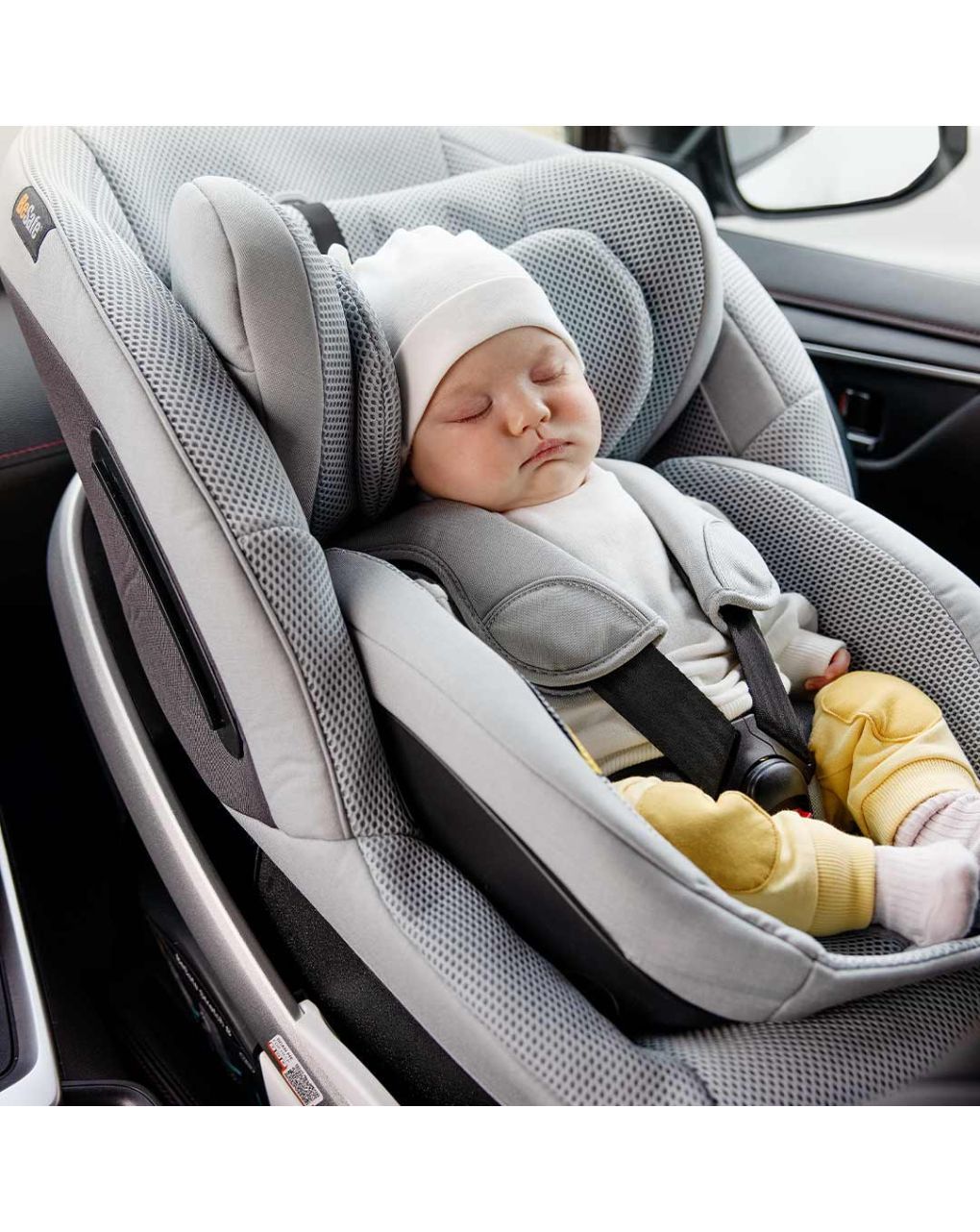 Besafe αντεστραμμένο κάθισμα αυτοκινήτου stretch b i-size (40-125cm) green melange 11025670.sgm - Be Safe