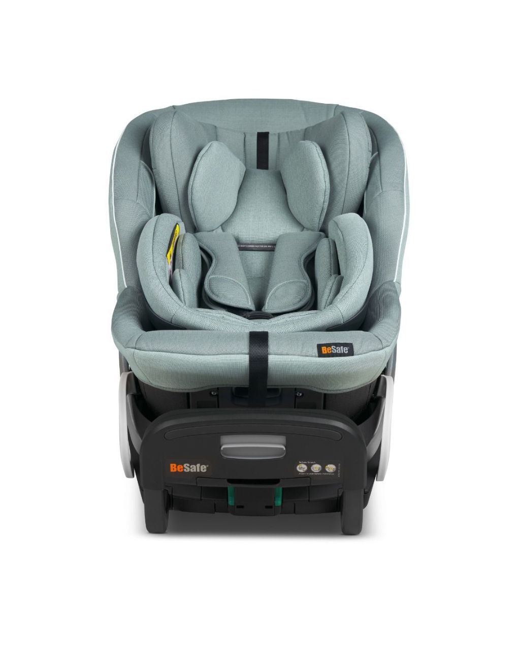 Besafe αντεστραμμένο κάθισμα αυτοκινήτου stretch b i-size (40-125cm) green melange 11025670.sgm - Be Safe
