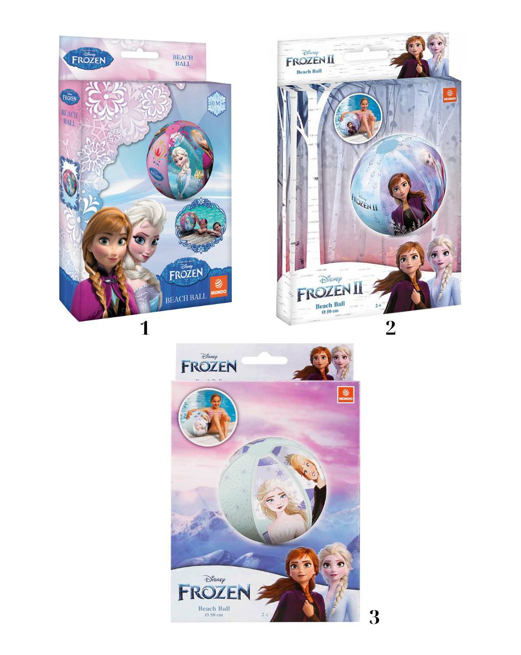 Mondo μπάλα παραλίας frozen 50εκ (3 σχέδια) - Mondo
