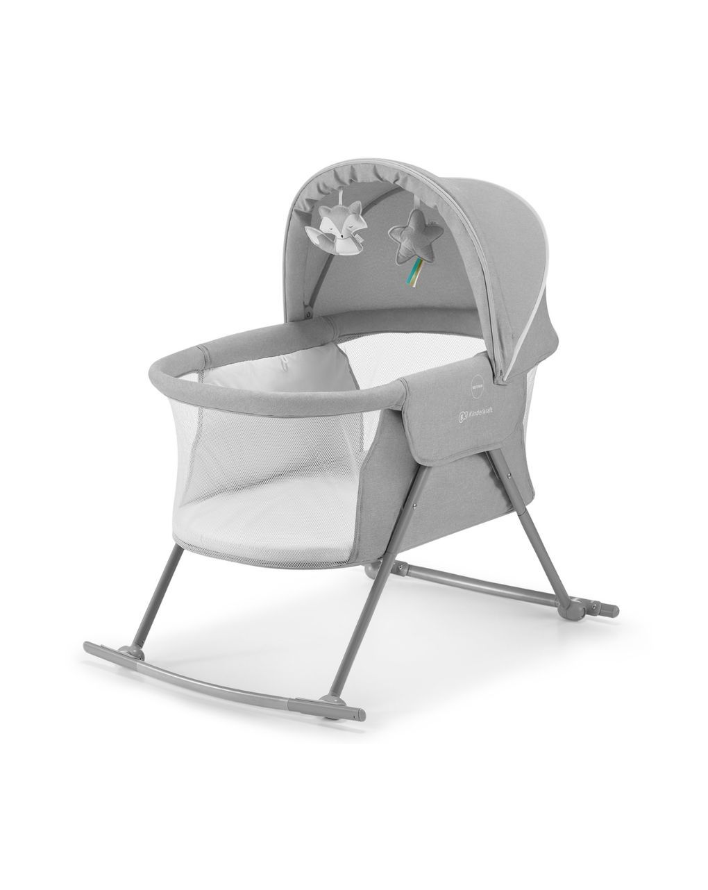 Kinderkraft βρεφικό λίκνο 3 σε 1 lovi grey - Kinderkraft