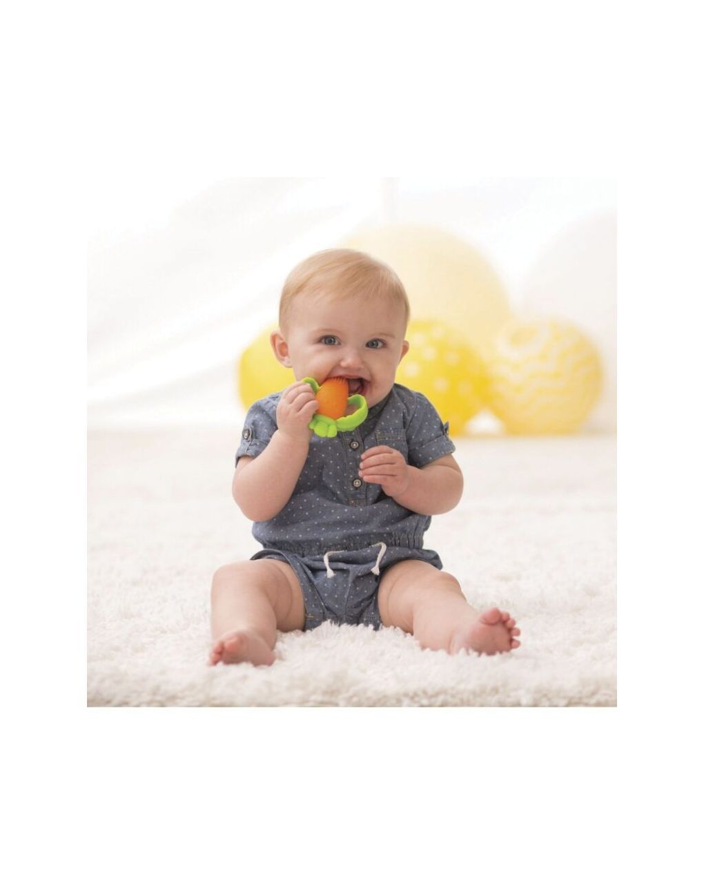 Infantino μασητικό καρότο good bites textured carrot teether b-930-216216-04 - INFANTINO
