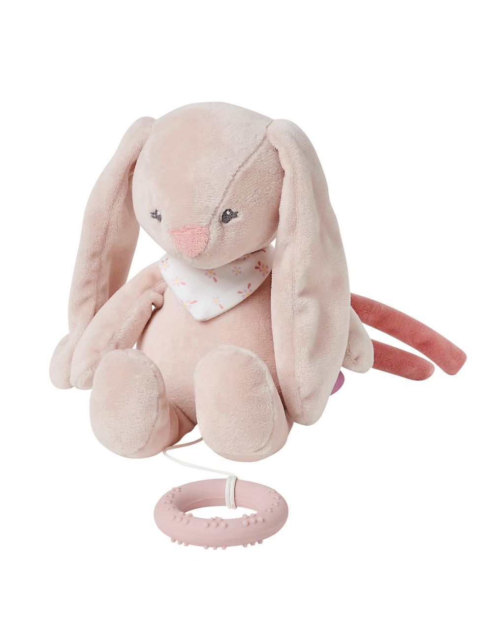 Nattou mini μουσικό λούτρινο pomme το λαγουδάκι 25cm