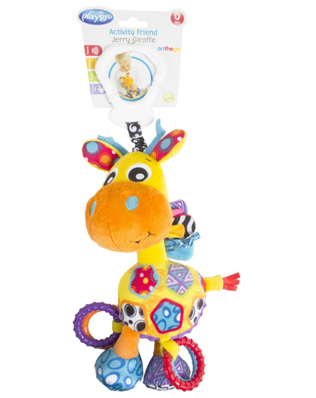 Playgro κρεμαστό παιχνίδι activity friend jerry giraffe munchimal - Playgro