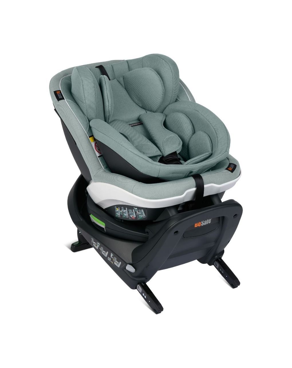 Besafe περιστρεφόμενο κάθισμα αυτοκινήτου izi turn b i-size (40-105cm) sea green melange 11009873.sgm - Be Safe