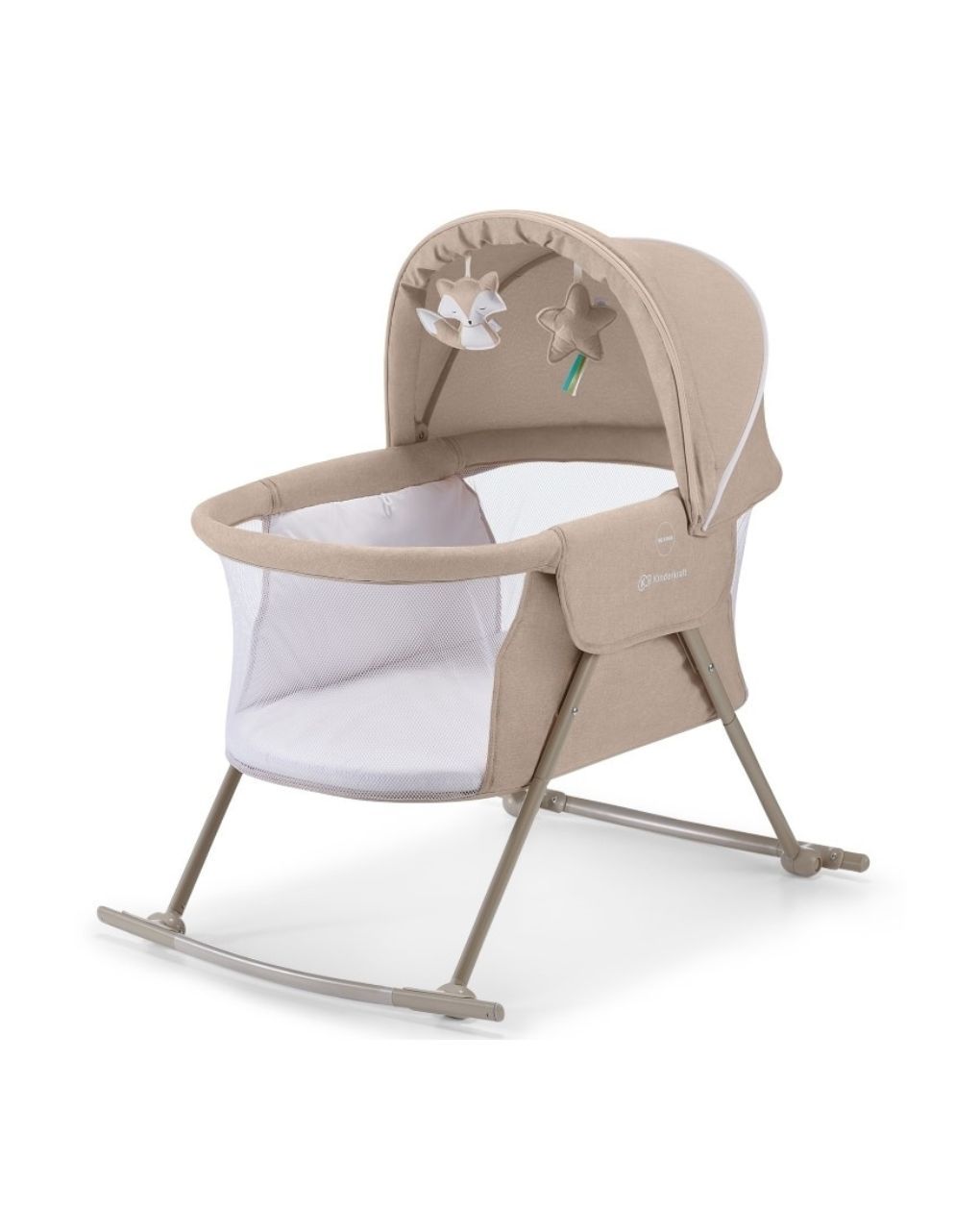 Kinderkraft βρεφικό λίκνο 3 σε 1 lovi beige - Kinderkraft