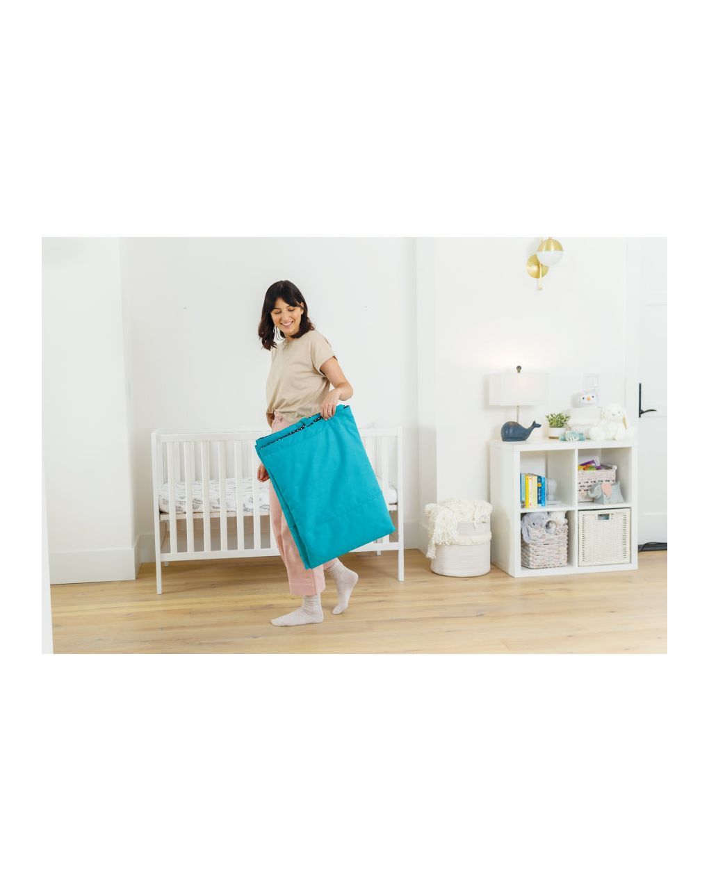 Infantino fold & go giant discovery mat παιδική κουβέρτα παιχνιδιού - INFANTINO