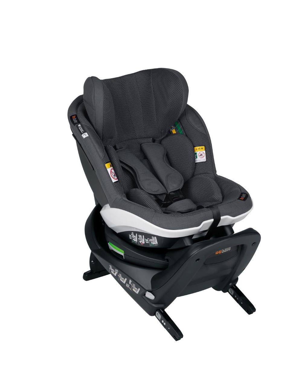 Besafe περιστρεφόμενο κάθισμα αυτοκινήτου izi turn m i-size (61-105cm) anthracite mesh 11024330.anm - Be Safe