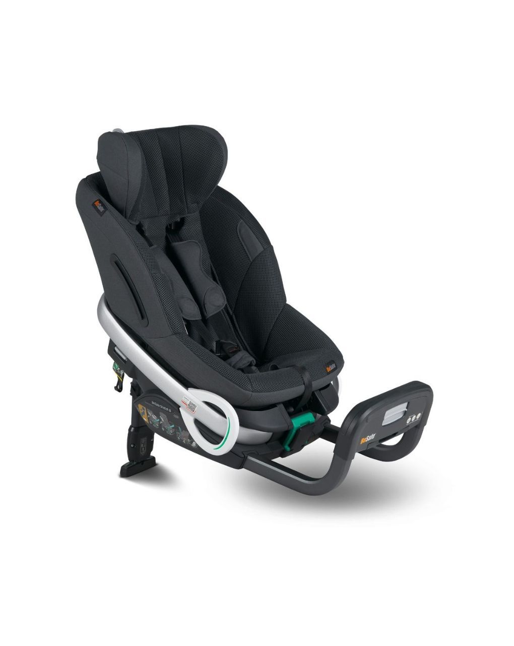 Besafe αντεστραμμένο κάθισμα αυτοκινήτου stretch b i-size (40-125cm) anthracite mesh 11025670.anm - Be Safe
