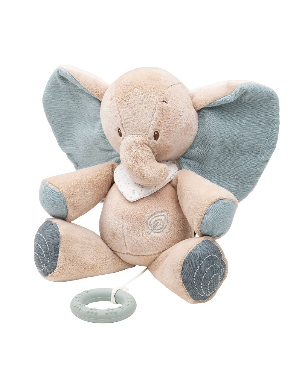 Nattou λούτρινο με μουσική ελέφαντας axel 28εκ