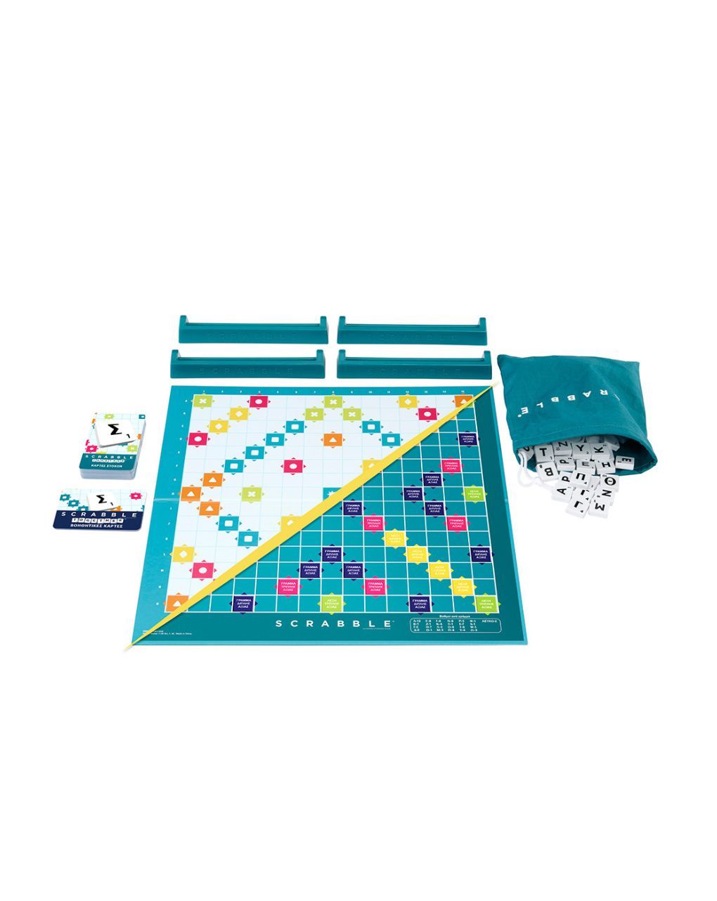 Mattel επιτραπέζιο παιχνίδι νέο scrabble 2 σε 1 hxw06 - SCRABBLE