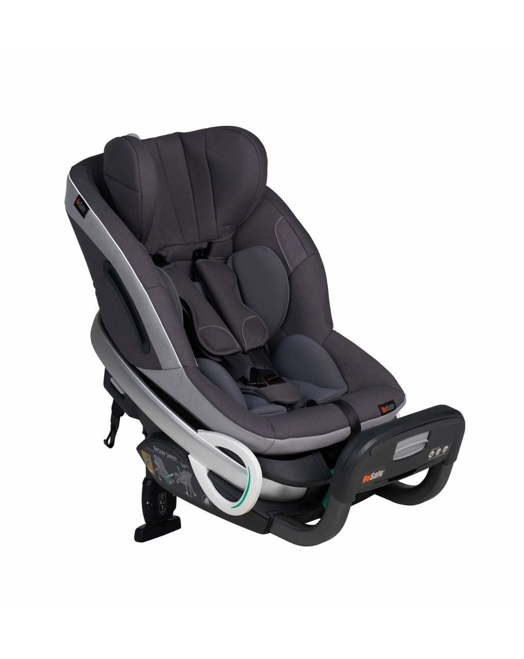 Besafe αντεστραμμένο κάθισμα αυτοκινήτου stretch i-size (61-125cm) metallic melange 11018938.mem - Be Safe