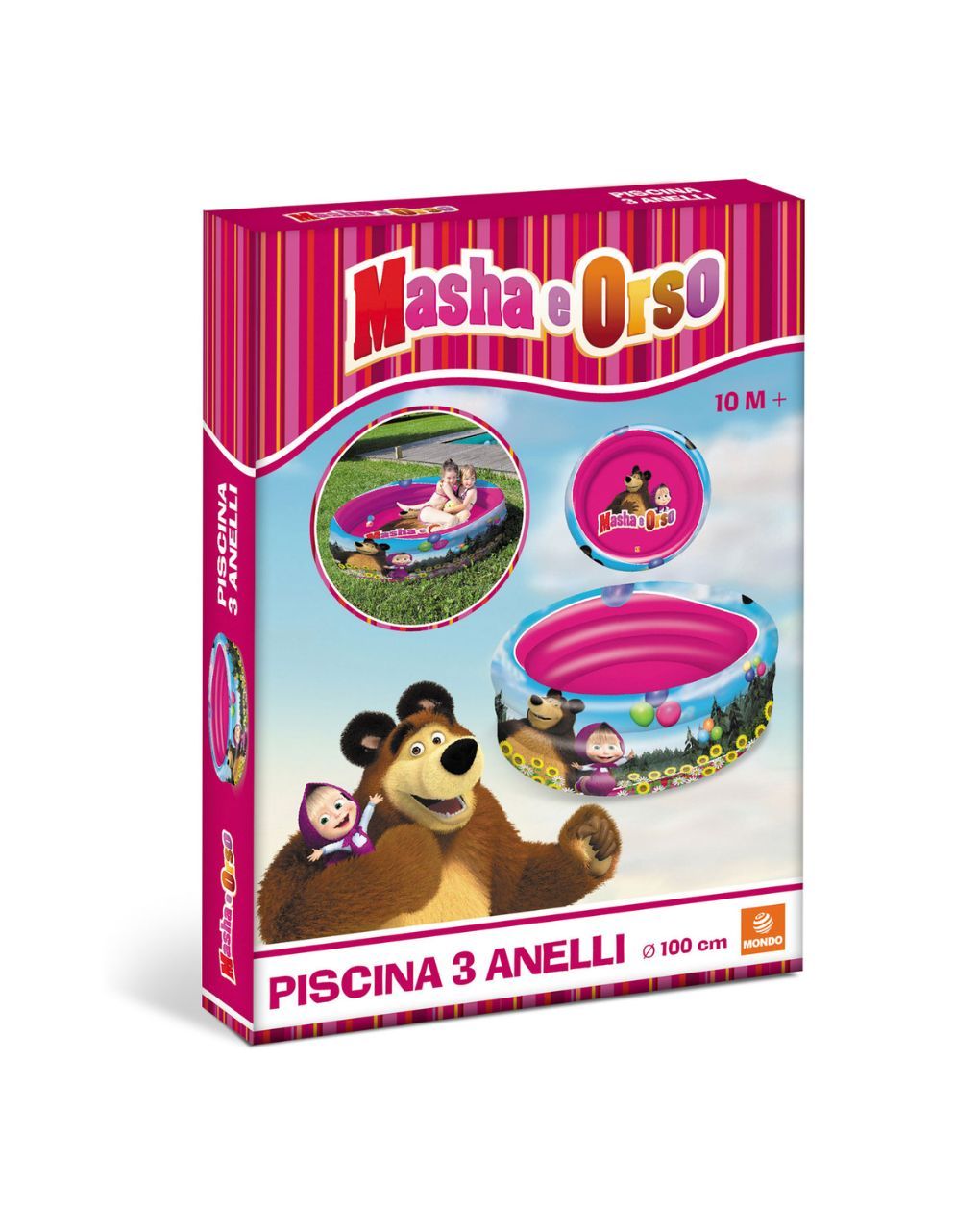 Mondo φουσκωτή πισίνα masha and the bear 100εκ - Mondo