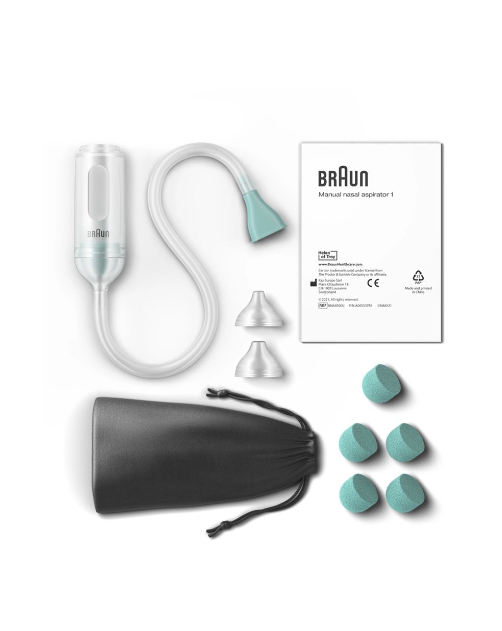 Braun συσκευή ρινικής αναρρόφησης με 2 ανταλλακτικά 0m+ bna050eu - Braun