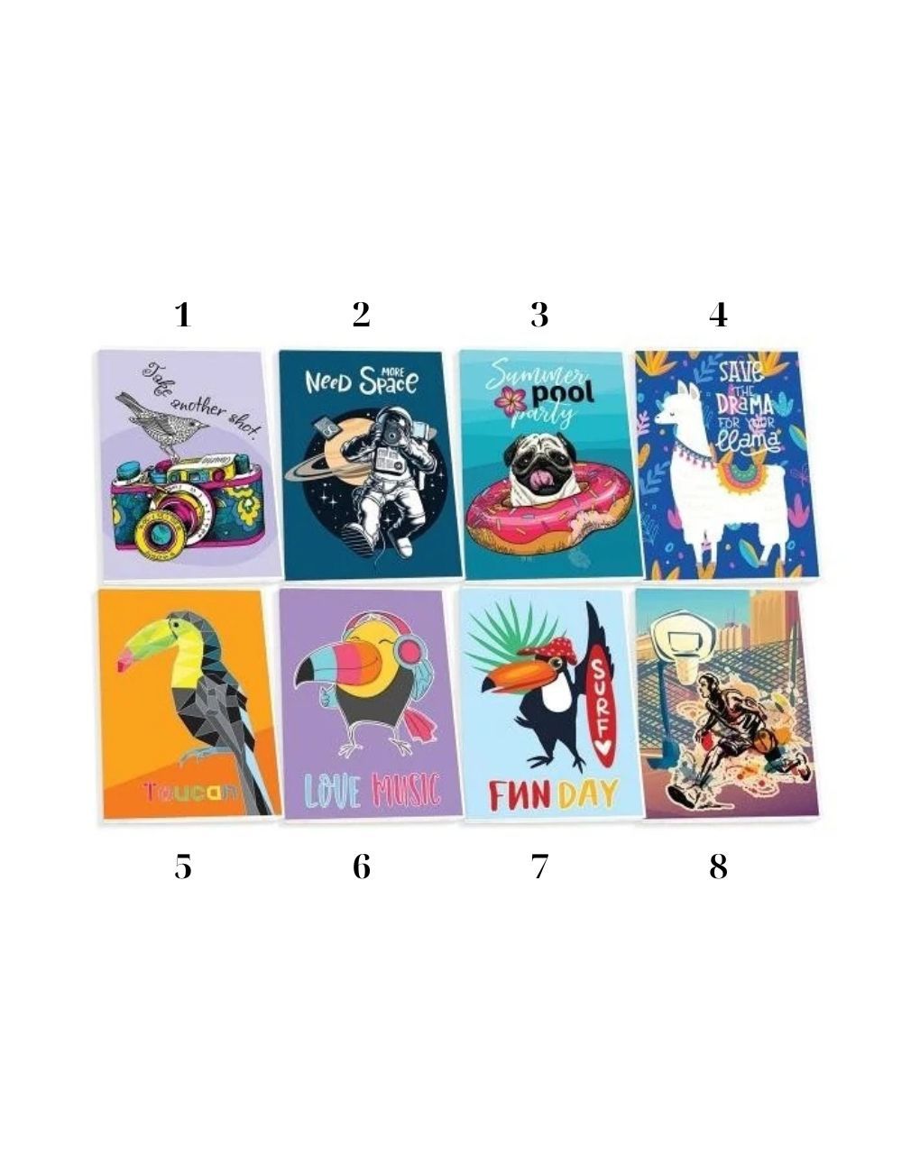 Skag neon kidz τετράδιο καρφίτσα 40 φύλλων 17x25εκ  (8 σχέδια) 250795 - SKAG