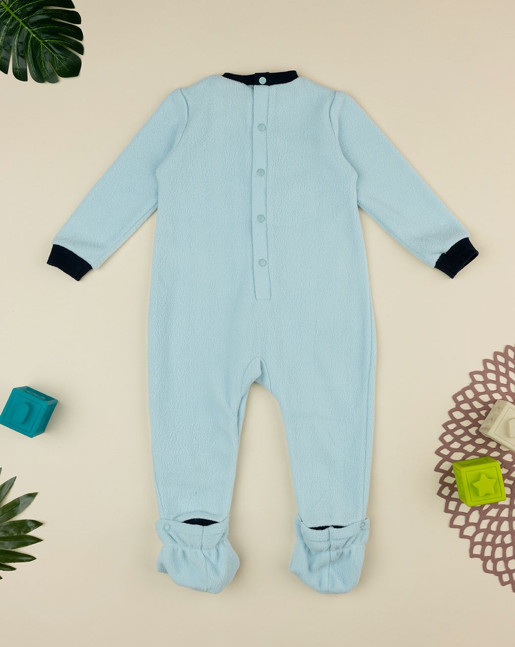 βρεφική ολόσωμη fleece πιτζάμα γαλάζια paw patrol για αγόρι - Prénatal