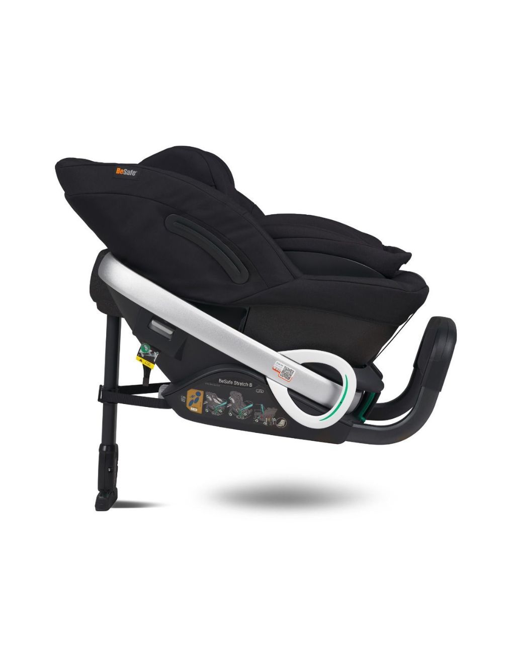 Besafe αντεστραμμένο κάθισμα αυτοκινήτου stretch b i-size (40-125cm) black cab 11025670.fbc - Be Safe