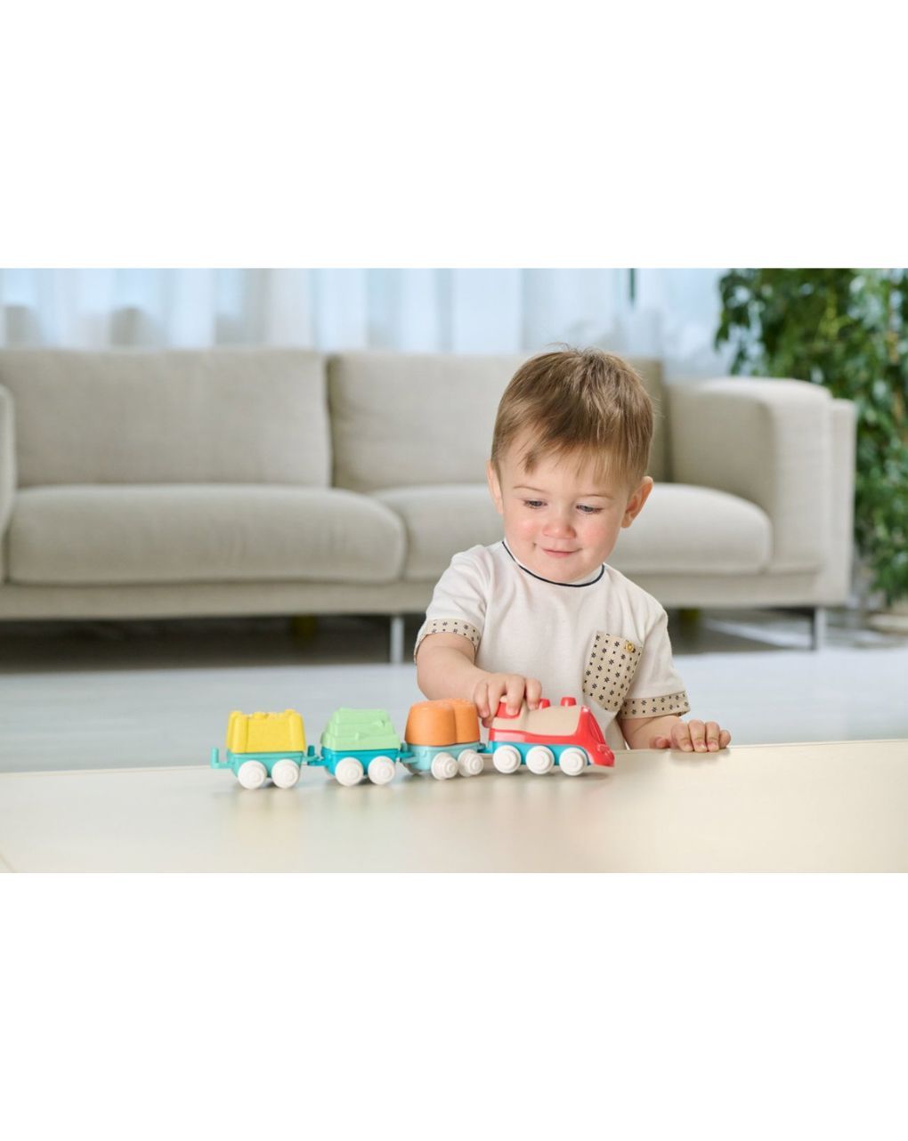 Chicco βρεφικό παιχνίδι τρενάκι eco+ z01-11543-00 - Chicco