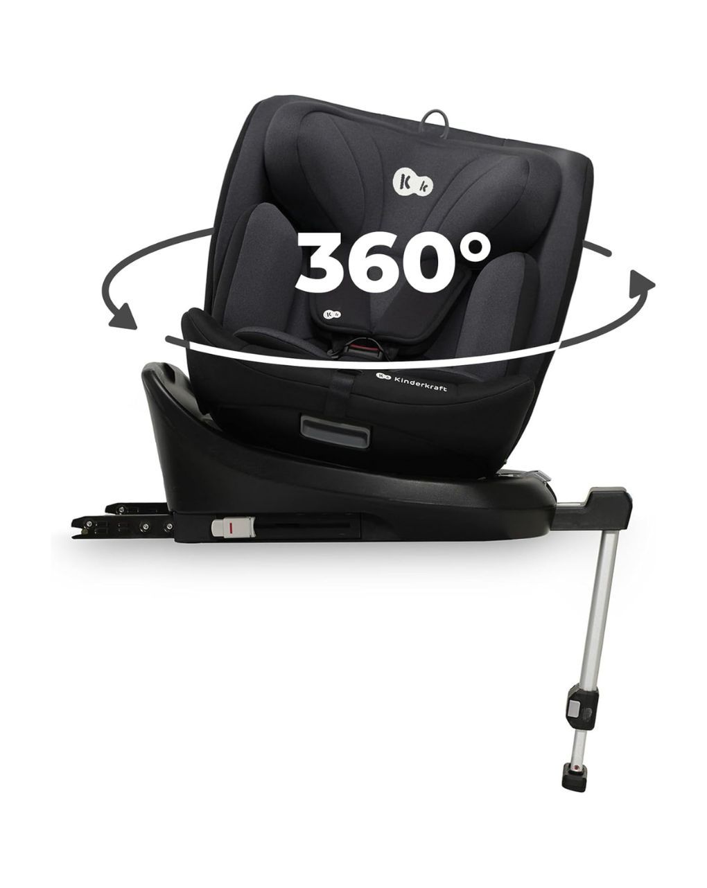 Kinderkraft κάθισμα αυτοκινήτου i-360 (40-150cm) black kci36000blk0000 - Kinderkraft