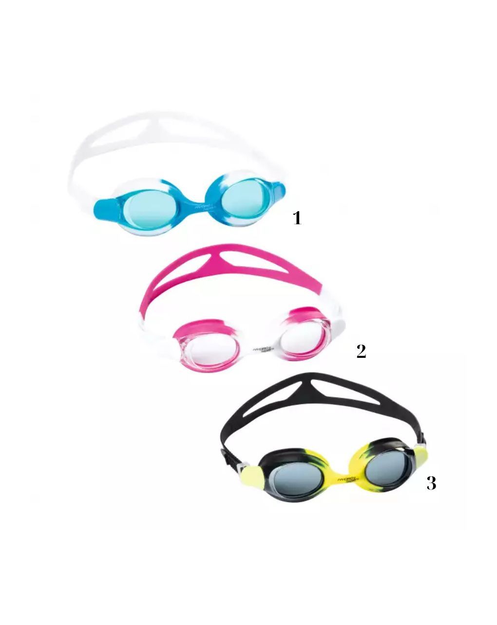 Bestway γυαλιά κολύμβησης γυαλιά hydro swim ocean crest (σχέδια) 21065