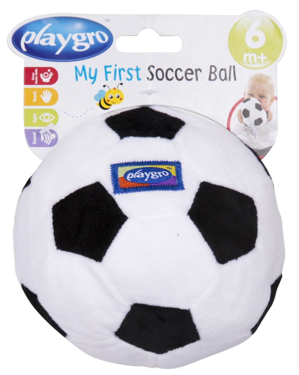 Playgro my first soccer ball από ύφασμα με ήχους, 0112017 - Playgro