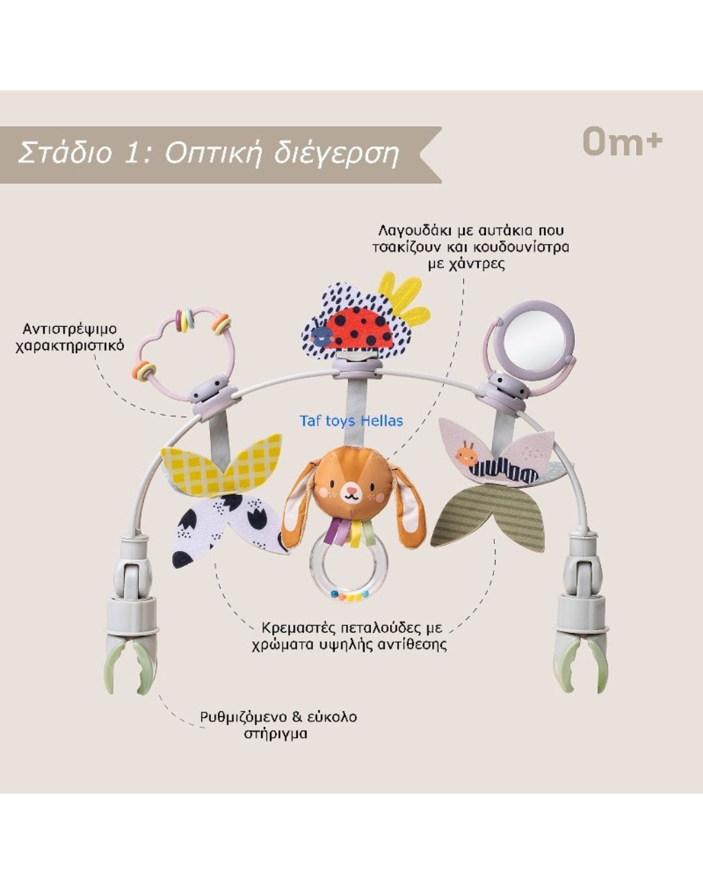 Taf toys grow with me activity arch αψίδα δραστηριότητας t-13315 - Taf-toys