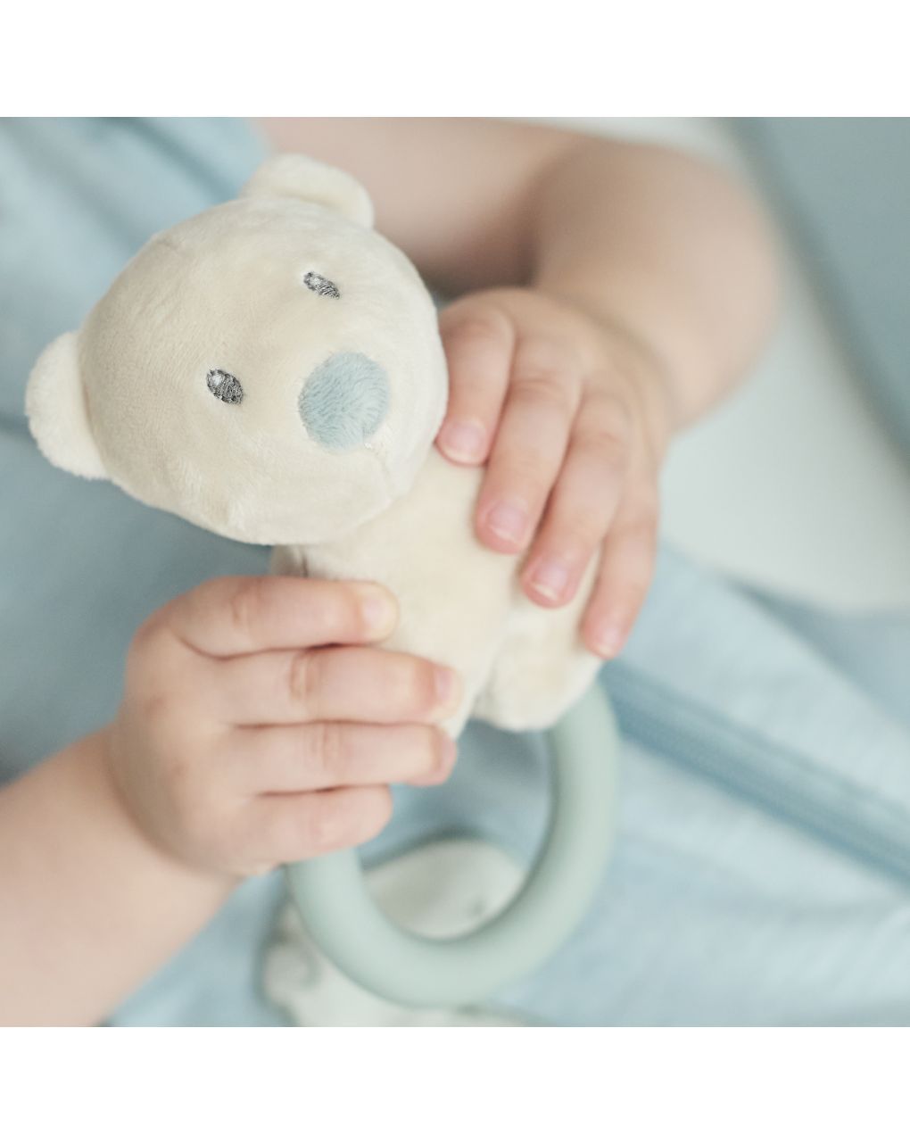 Nattou mini κουδουνίστρα jules η αρκούδα 15εκ - Nattou