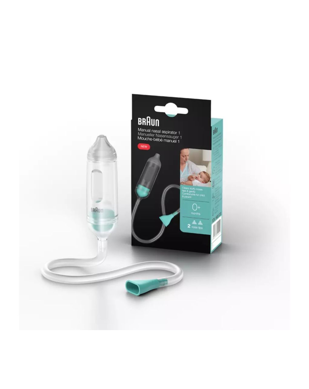 Braun συσκευή ρινικής αναρρόφησης με 2 ανταλλακτικά 0m+ bna050eu - Braun