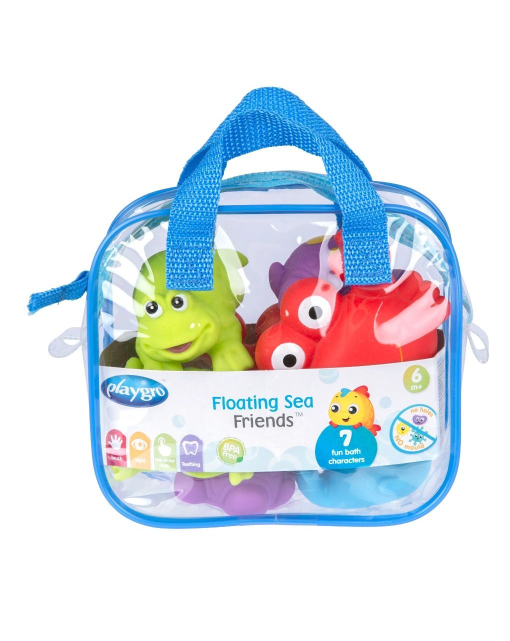 Playgro σετ παιχνίδια μπάνιου sea friends 7τμχ - Playgro