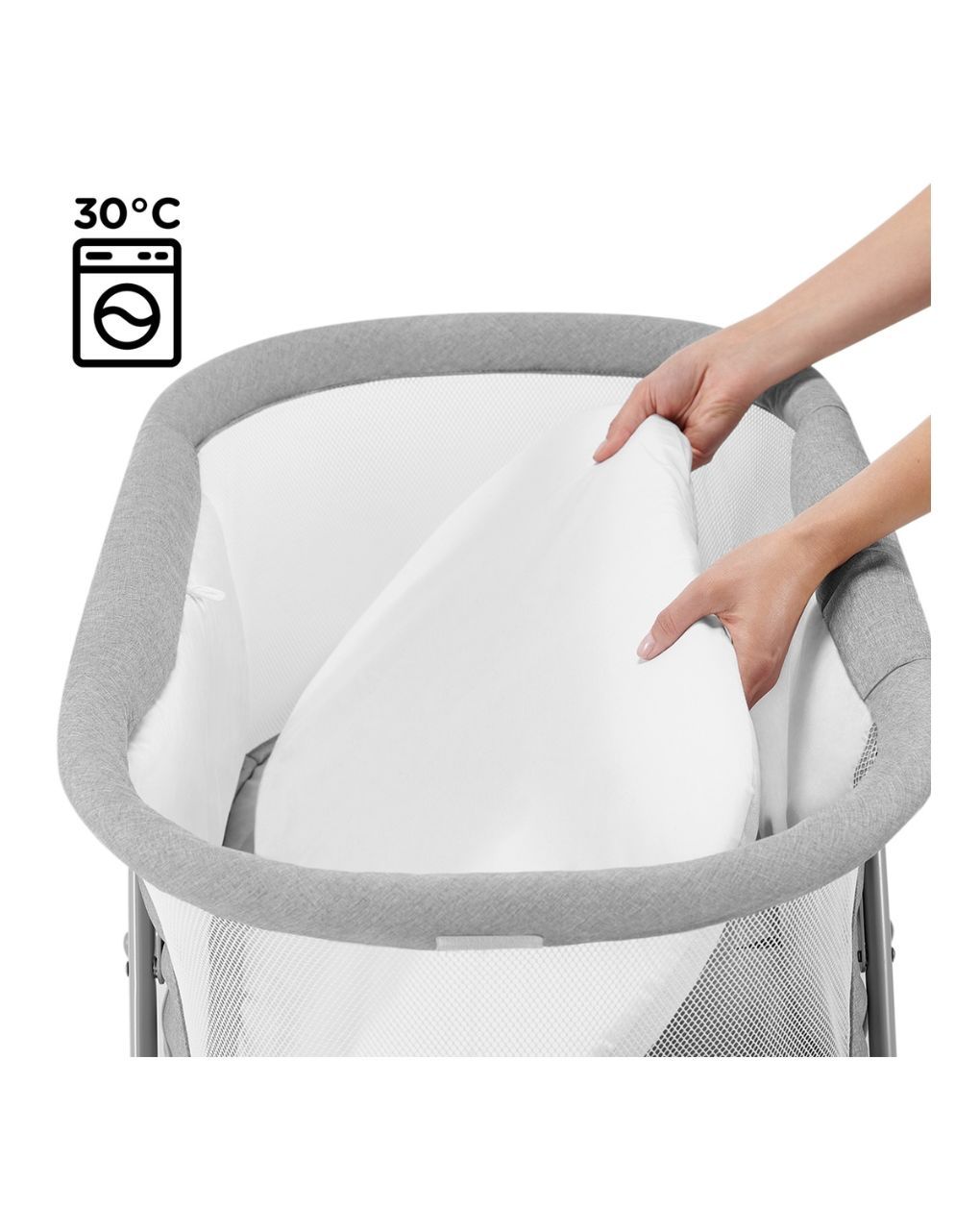 Kinderkraft βρεφικό λίκνο 3 σε 1 lovi grey - Kinderkraft