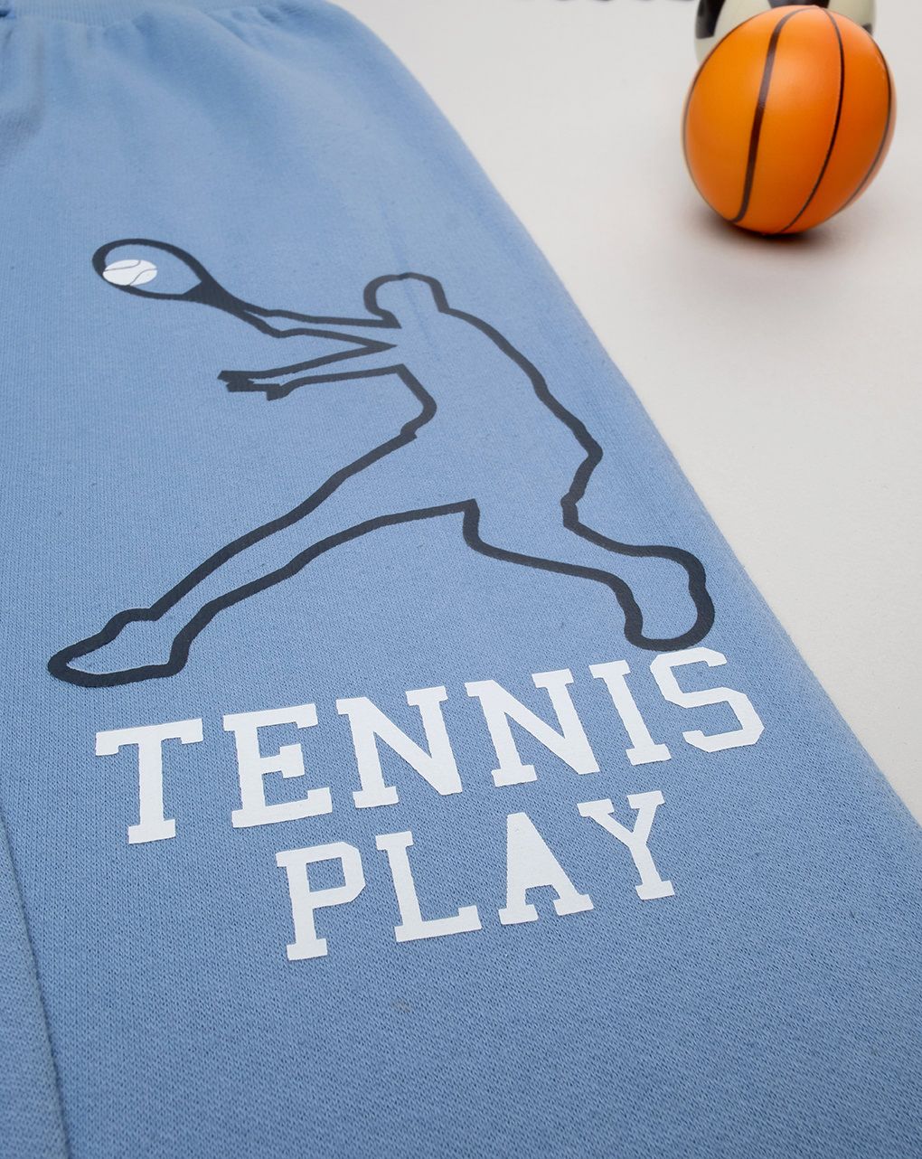 παιδικό παντελόνι φόρμας γαλάζιο tennis play για αγόρι - Prénatal