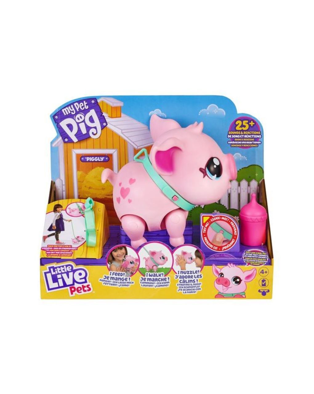 Giochi preziosi little live pets lucky γουρουνάκι ηλεκτρονικό παιχνίδι lpw00000 - LIVE PETS