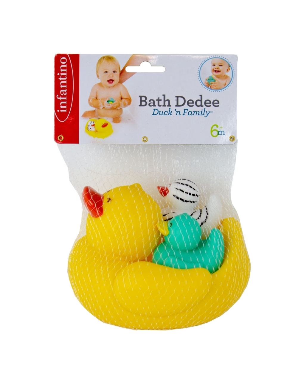 Infantino bath duck ‘n family παπάκια μπάνιου για 6+ μηνών b-930-205068-00 - INFANTINO