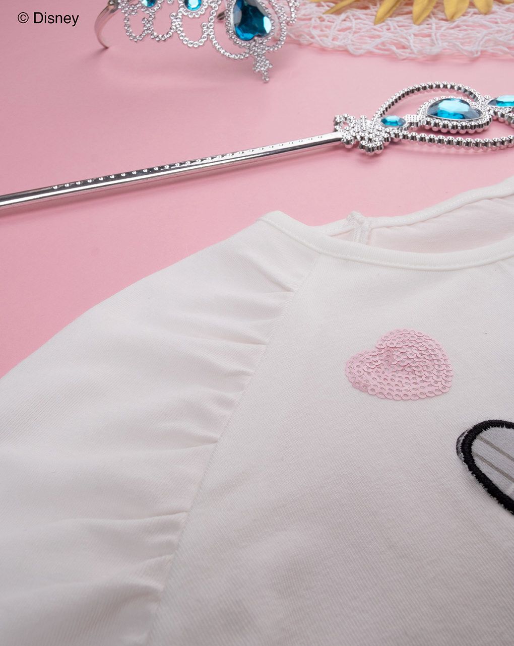 παιδική μπλούζα λευκή με τη minnie για κορίτσι - Prénatal