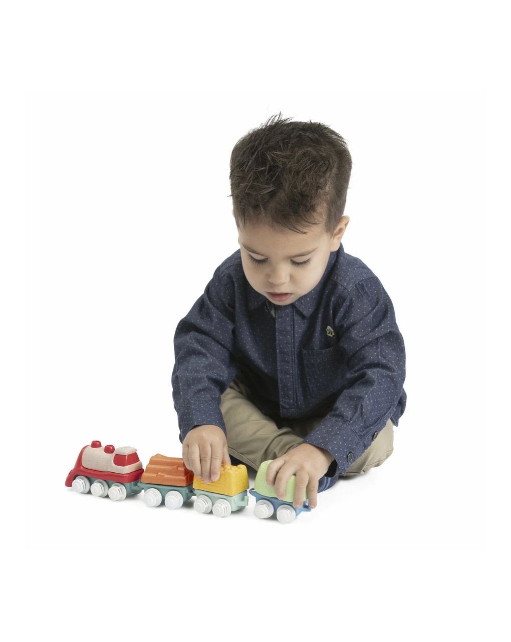 Chicco βρεφικό παιχνίδι τρενάκι eco+ z01-11543-00 - Chicco