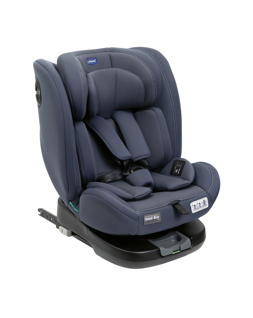 Chicco κάθισμα αυτοκινήτου unico evo i-size (40-150cm) india ink r03-87030-39 - Chicco