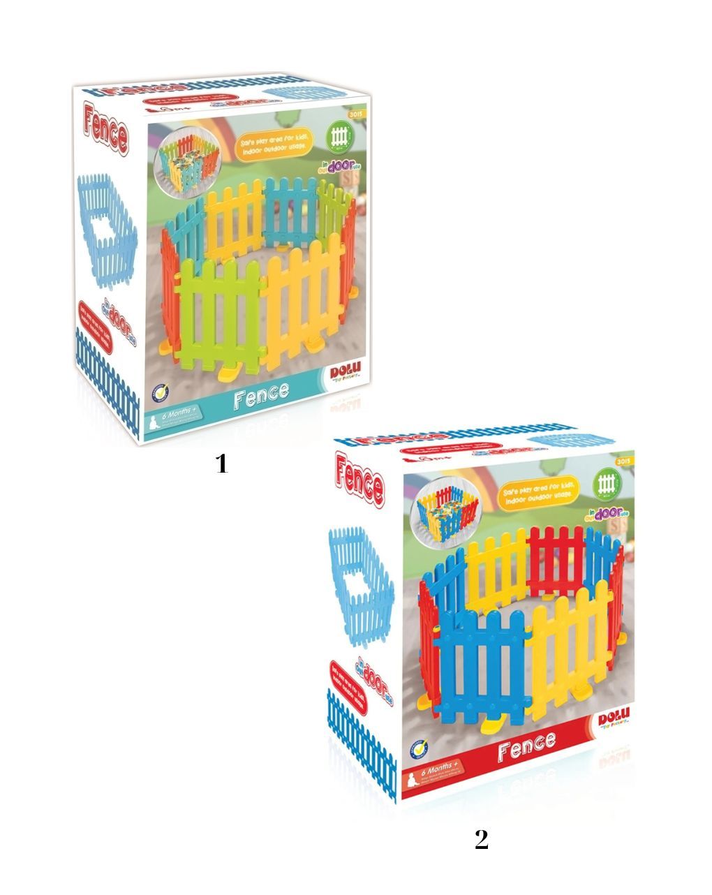 Zita toys dolu φράχτης παιδική χαρά (διάφορα χρώματα) 001.3015 - Zita Toys